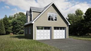 2 story garage